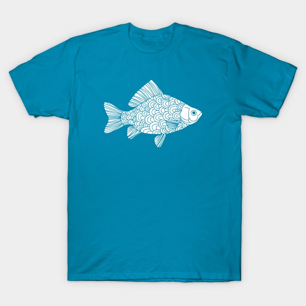 Crucian Carp T-Shirt by aglomeradesign